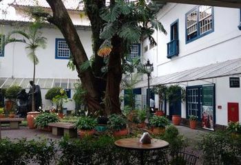Vista do Café Pateo, dentro do Pátio do Colégio de São Paulo - SP. 