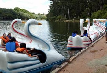 Pedalinhos no Parque do Taquaral em Campinas - SP.
