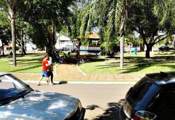 Praça do distrito de Cachoeira de Emas em Pirassununga - SP.