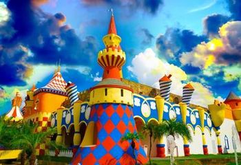 Kastel Di Lendas é uma das atrações infantis do Hopi Hari em Vinhedo - SP.