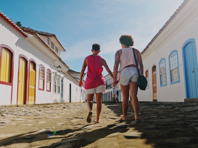 Rua do Centro Histórico da cidade de Paraty - RJ