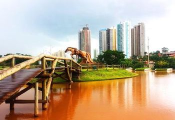 Monumento principal do Parque das Nações Indígenas de Campo Grande - MS.