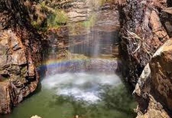 Cachoeira Rainha na Chapada Imperial em Brasília - DF.