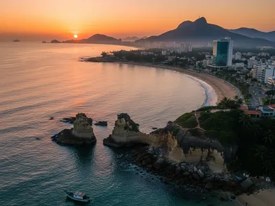 A Praça da Baleia é um dos cartões-postais de Rio das Ostras - RJ.