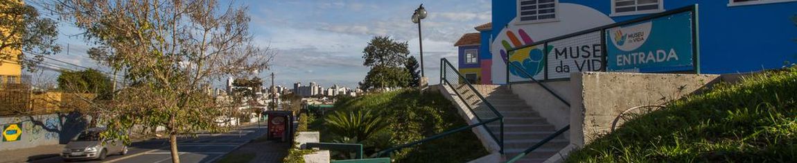 Entrada do Museu da Vida em Curitiba - PR.