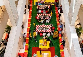 Área infantil do Shopping Conjunto Nacional em Brasília - DF.