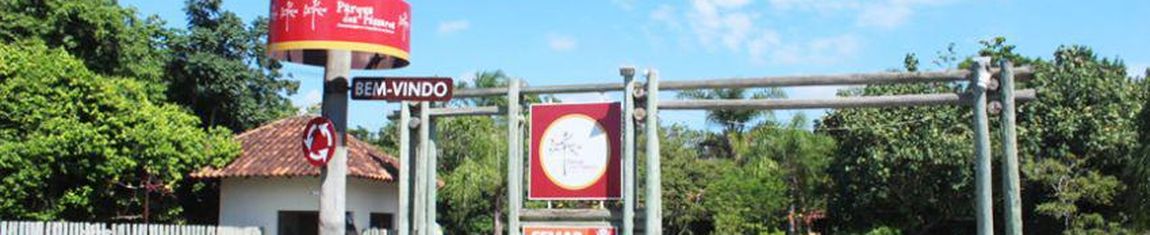 Fachada do Parque dos Pássaros em Rio das Ostras - RJ.