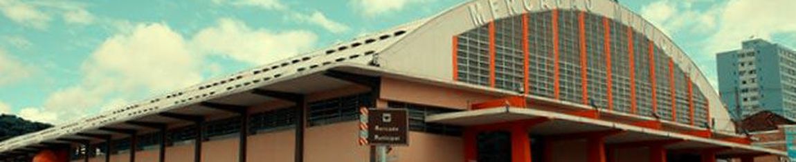 Vista panorâmica do Mercadão Municipal de Campo Grande - MS.