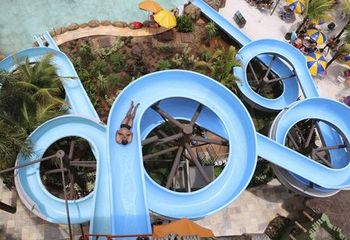 Toboágua Caracol do Thermas dos Laranjais em Olímpia - SP.