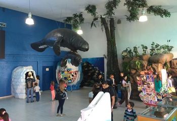 Recepção do Aquário de São Paulo - SP. 