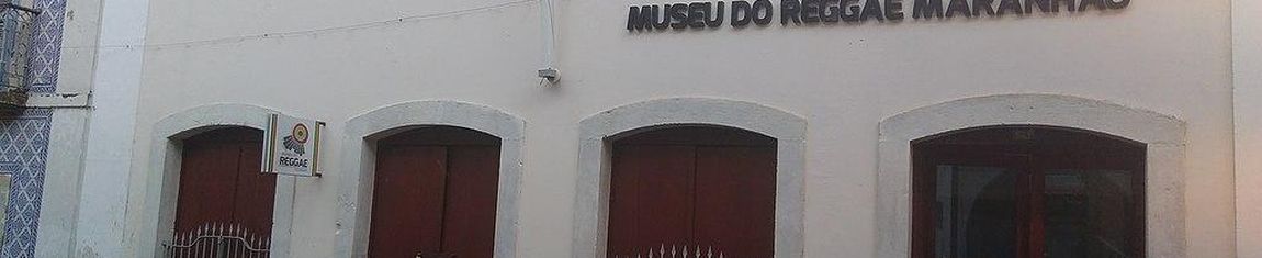 Fachada do Museu do Reggae em São Luís - MA.