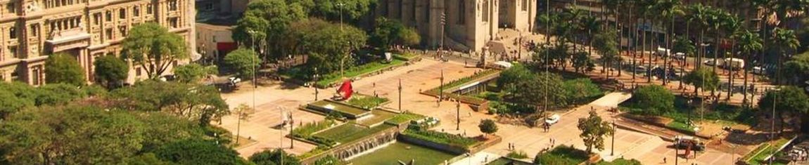 Vista da Praça da Sé, em São Paulo - SP. 