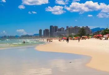 Praia da Barra da Tijuca no Rio de Janeiro - RJ.