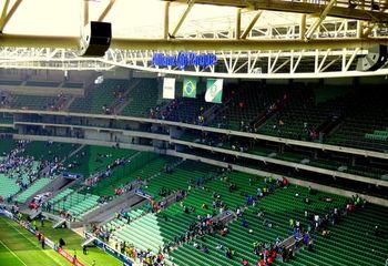 Vista da arquibancada do Allianz Parque em São Paulo - SP.