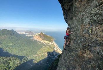 Escaladas na Pedra da Gávea - RJ. 